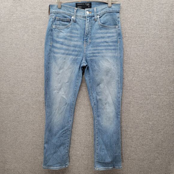 VERONICA BEARD CARLY KICK FLARE HIGH RISE JEANS, SIZE 27 - Picture 2 of 10
